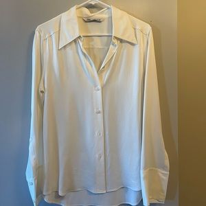 Zara Sheer Button Down